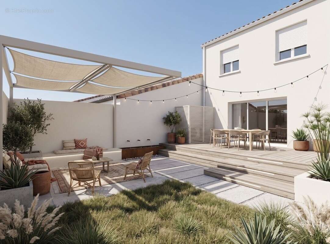 POMEROLS - VILLA 2022 de 85 m² avec 3 chambres, garage et jardin - photo 9