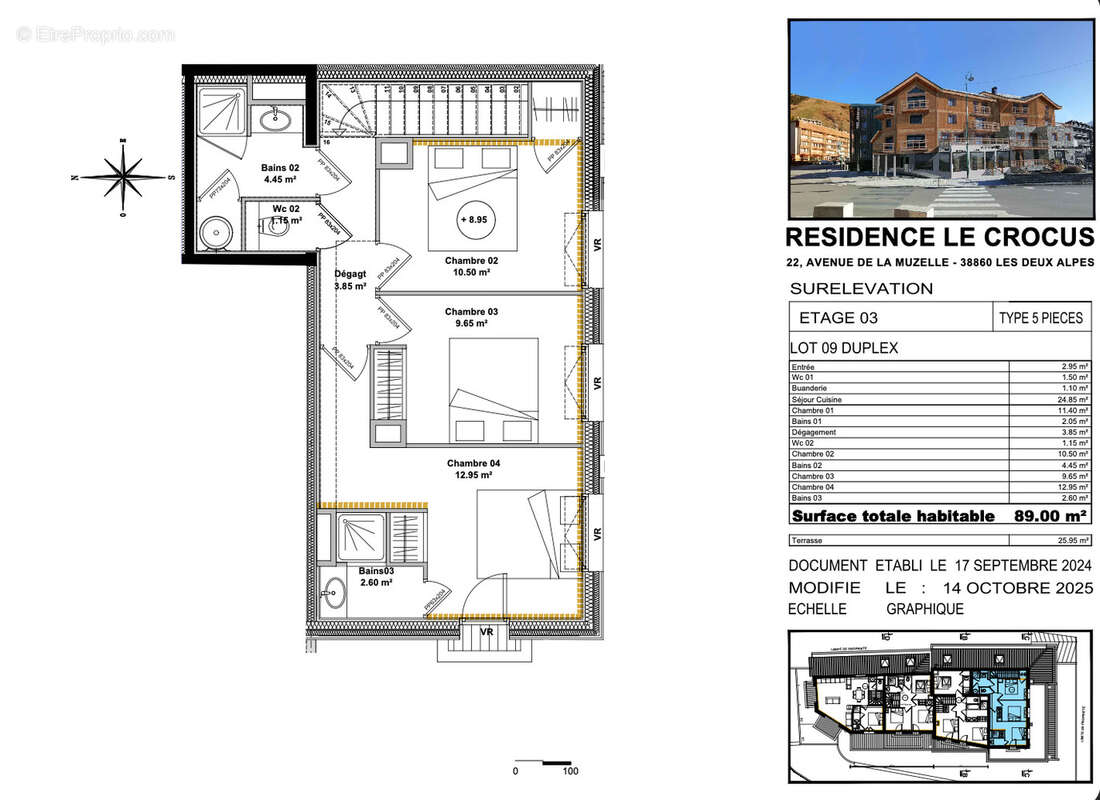 Appartement à MONT-DE-LANS