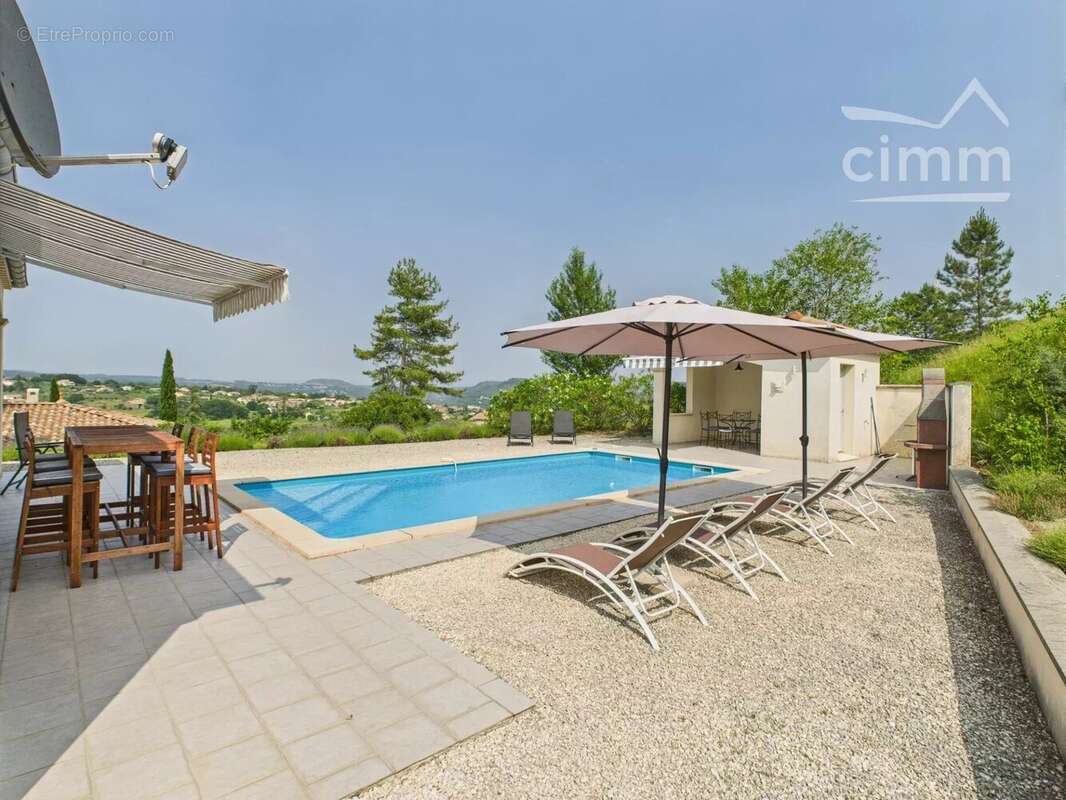 Villa contemporaine avec vue imprenable à Les Vans - photo 7