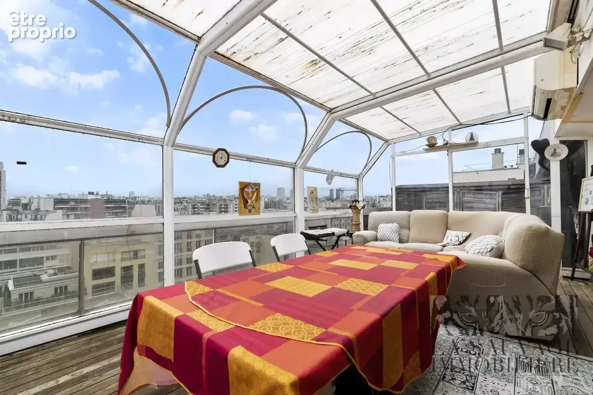 Duplex rooftop dernier étage - 82 m2 - 68 m2 terrasses et balcons - 2 parking - picpus / porte de vincennes - photo 7