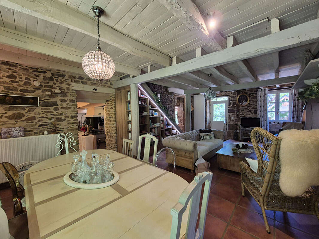 CORRÈZE. CHAMBOULIVE. Maison en pierre avec 6 chambres, piscine, 2 garages, abri voiture, entourée de jardins de 5 498 m² - photo 3