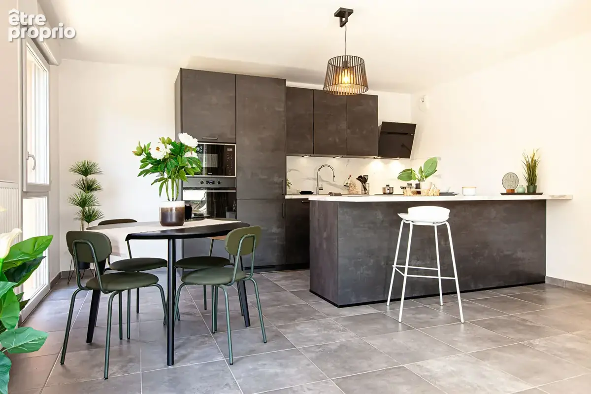 T3 récent 65,79 m² + balcon + garage - Irigny - photo 8