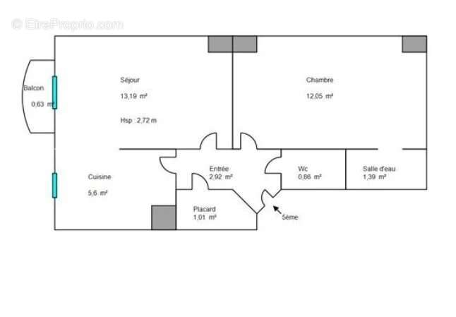 Appartement à LEVALLOIS-PERRET