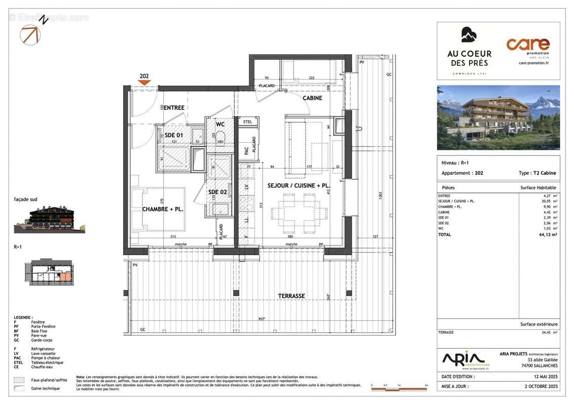 Appartement à COMBLOUX
