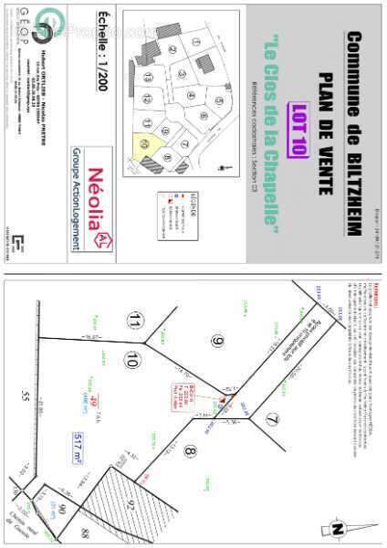 Terrain à BILTZHEIM