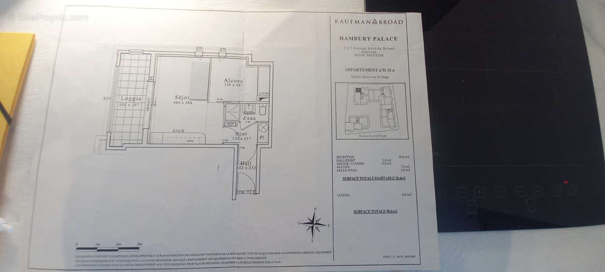 Appartement à MENTON