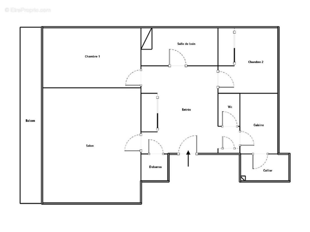 Gratte-Ciel/Tolstoï - T3 de 74m² avec balcon - photo 8