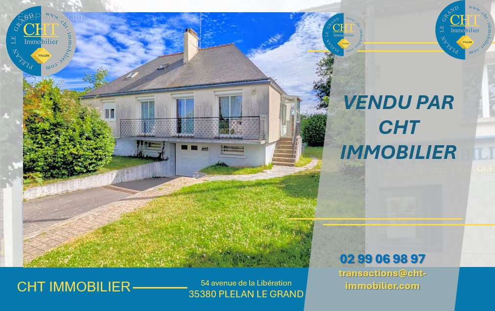 Grande maison familiale en centre-ville   guer bellevue (56380) avec cht immobilier - photo 33