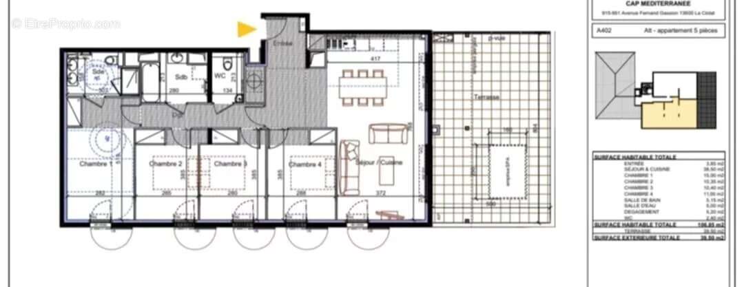 Appartement à LA CIOTAT