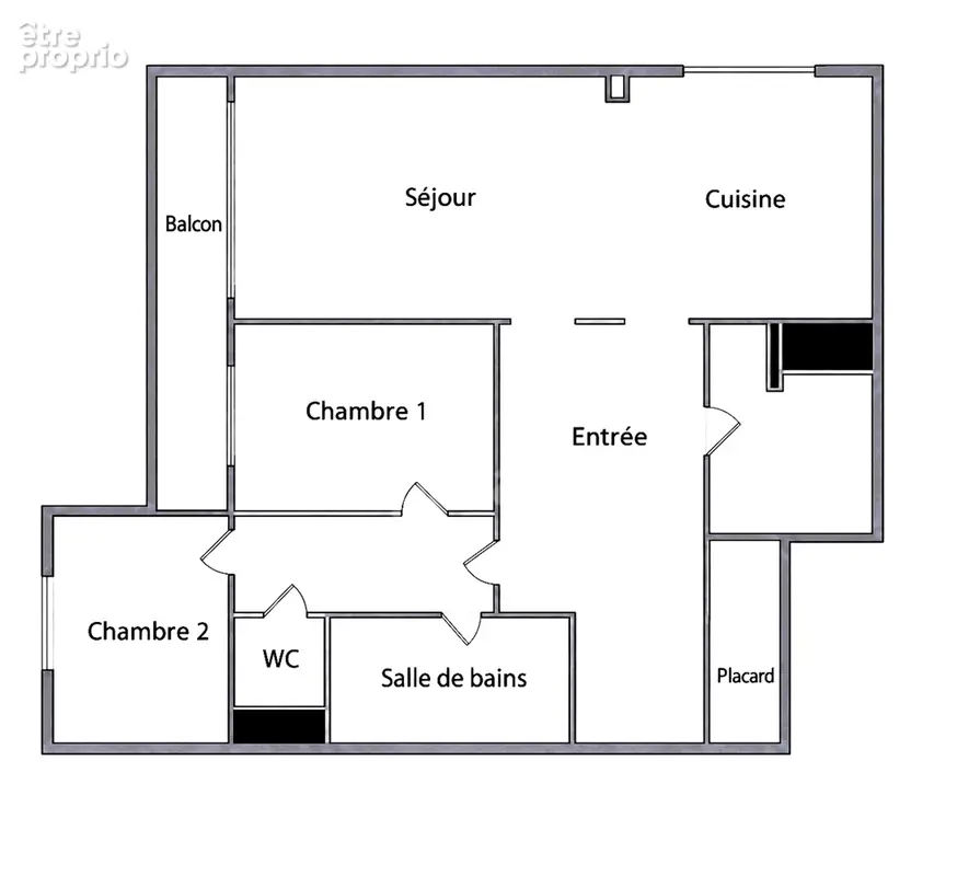 Appartement à vendre 3 pièces  (77) CHELLES - Quartier du Coteau - photo 2