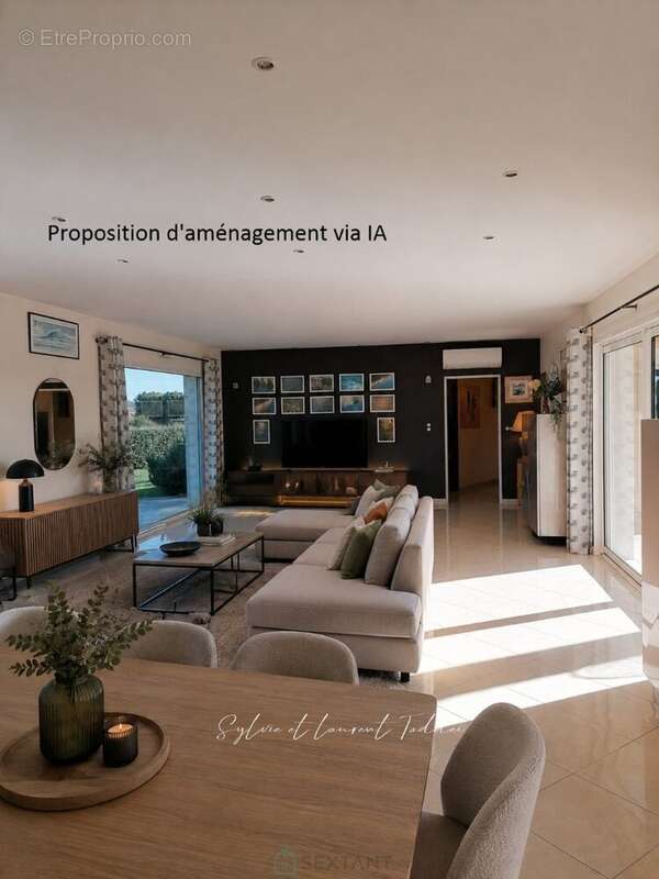 Maison contemporaine basse consommation avec vue degagee sur la campagne environnante - photo 4