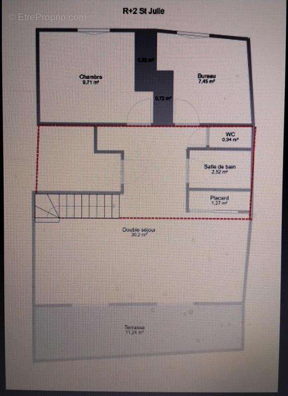 Joli duplex T3-T4 tout neuf modulable de 68m2 selon besoins toit cathédrale dans la grande pièce de vie - photo 3