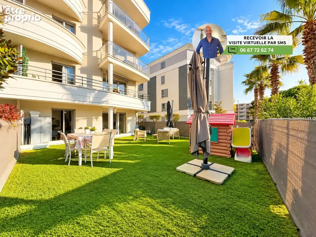 Appartement 3P Rez de Jardin à vendre à Antibes (06600) - photo 2