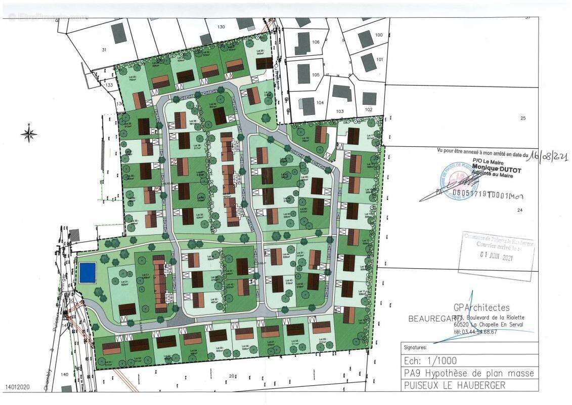 Terrain à PUISEUX-LE-HAUBERGER