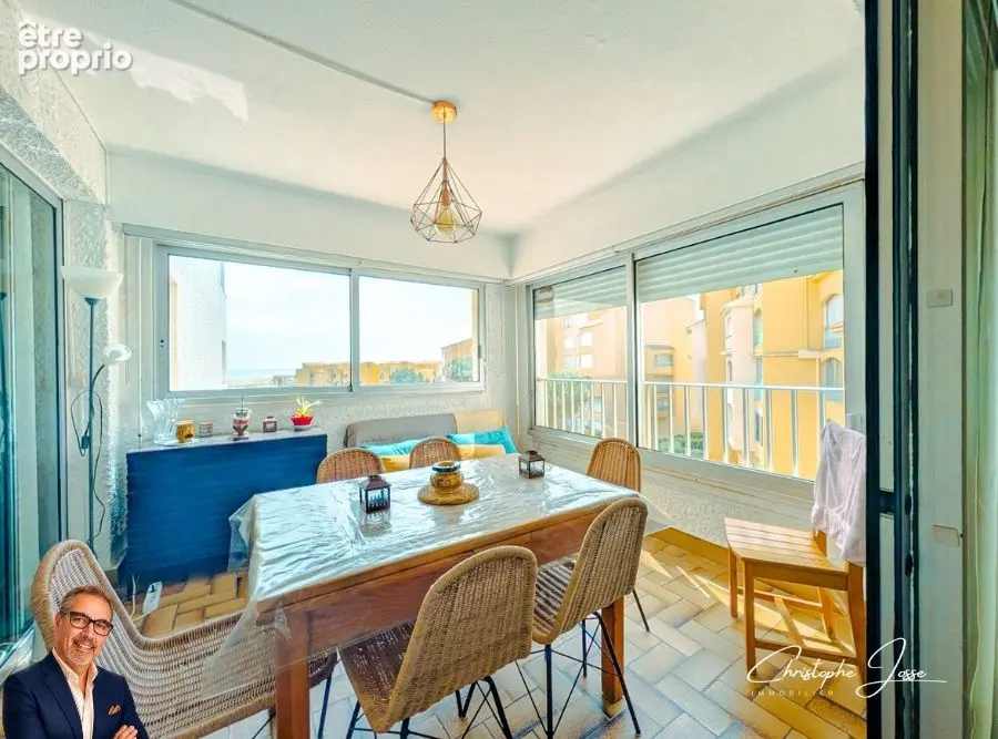 T2 vue mer avec loggia, accès direct plage et parking privé - photo 1