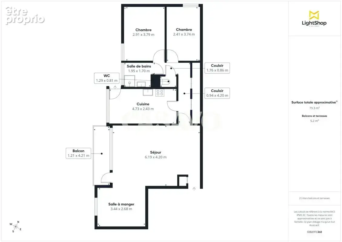 Vente Appartement 4 pièces de 80m² - 69140 Rillieux-la-Pape - photo 9