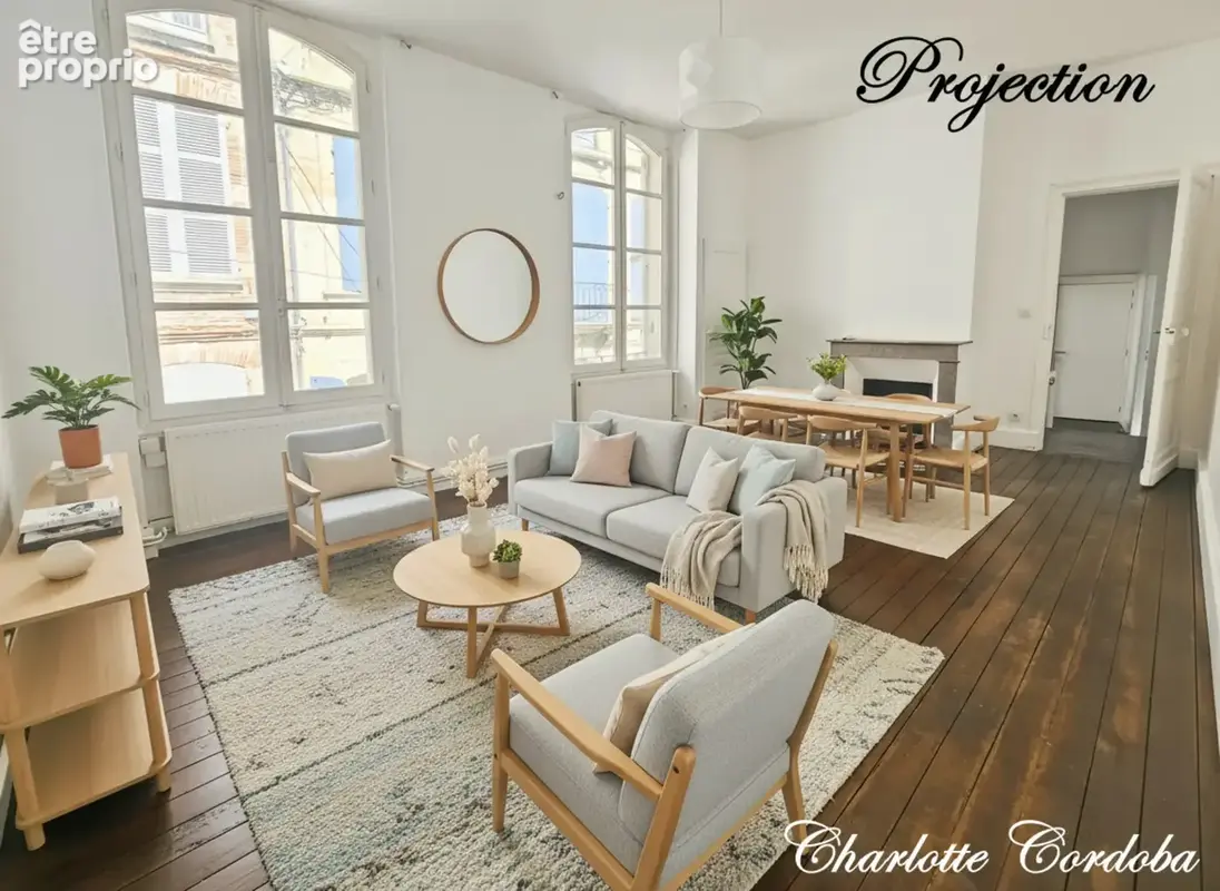 Appartement de caractère de 70m² en hyper-centre d'Agen : 2 chambres et faibles charges de copropriété - photo 2