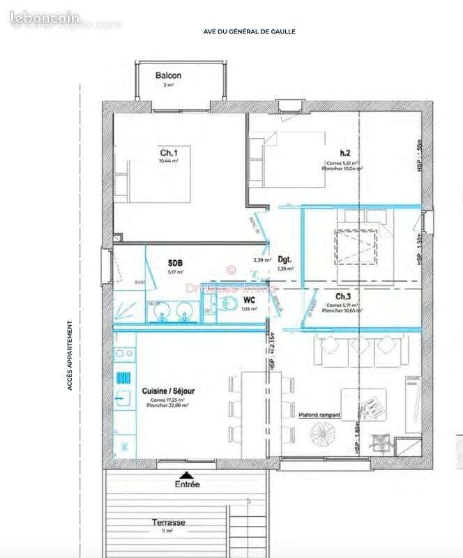 Appartement à LEGE-CAP-FERRET