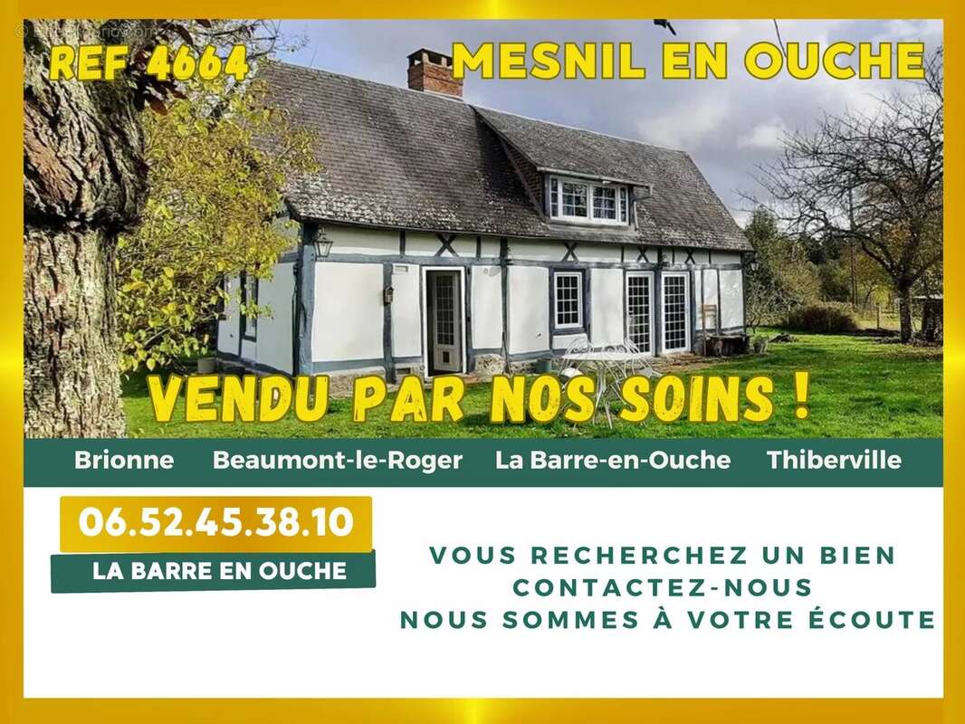 Maison à LA BARRE-EN-OUCHE