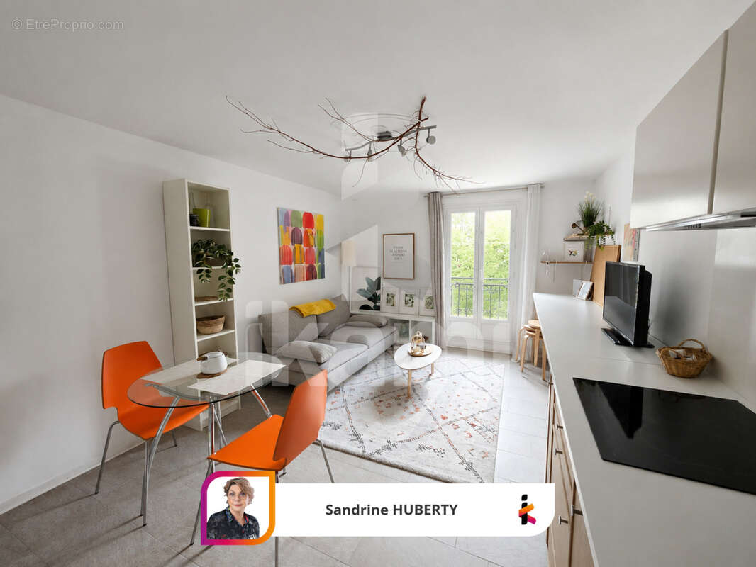 F2 rénové avec jardin et parking à Noisy Le Grand - photo 3