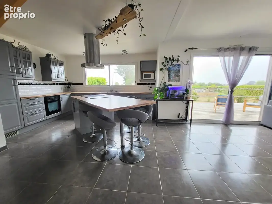 Maison contemporaine VUE MER ossature bois  PLAIN-PIED à vendre 6 pièces TELGRUC SUR MER (29) - photo 7