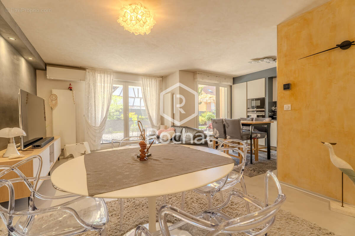 Oberschaeffolsheim   rare t4 rez-de-jardin avec piscine, jardin de 275 m2 et garage double - photo 8