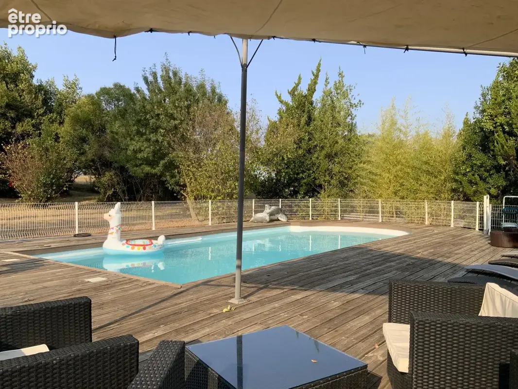 Maison en pierre avec piscine et son terrain 3000 m2 - photo 2