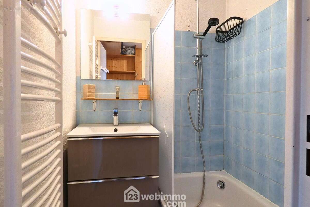 Sur la gauche se trouve une salle de bain avec WC indépendants pour plus de confort. - Appartement à CREST-VOLAND