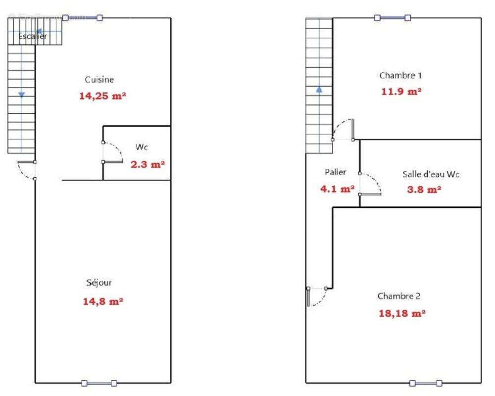  DUPLEX 70 m² – Seulement 110 000 € – Une opportunité rare à Marseille 11e (Saint-Marcel) - photo 13