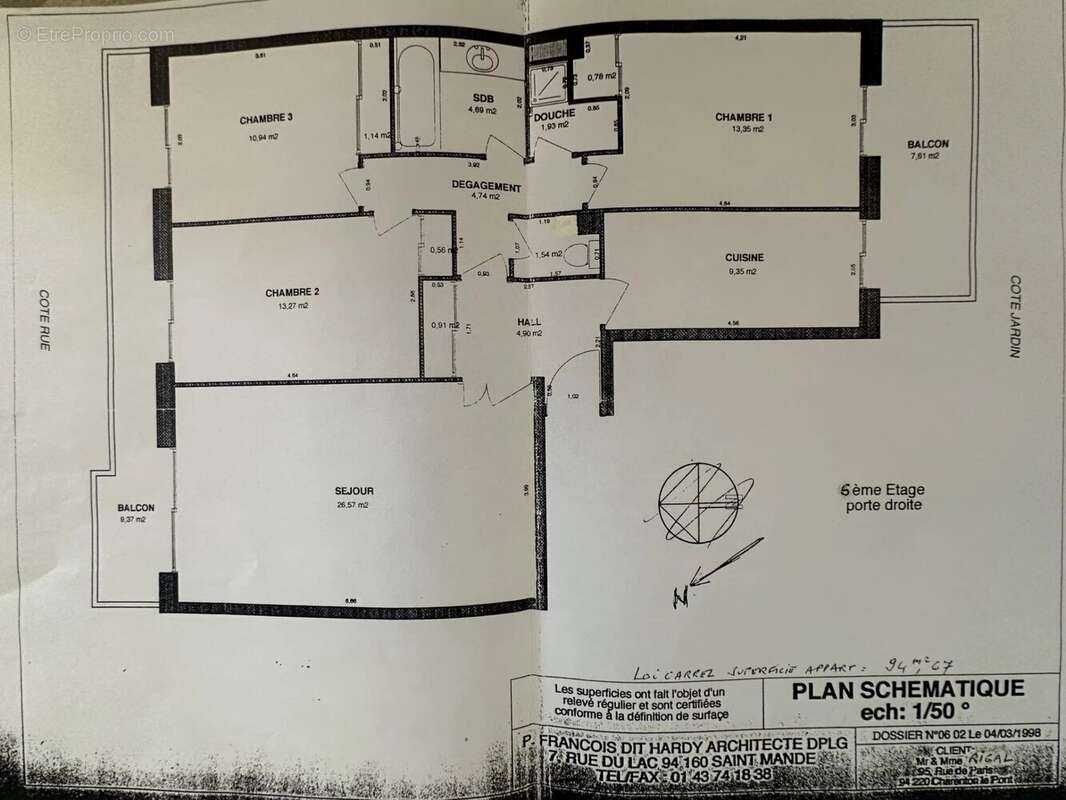 Appartement à CHARENTON-LE-PONT