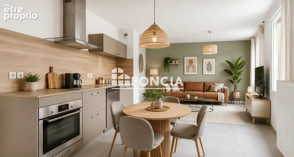 Villeurbanne Salengro - T3 récent (2018) de 62 m² avec terrasse & garage boxé INCLUS – Calme absolu - photo 3