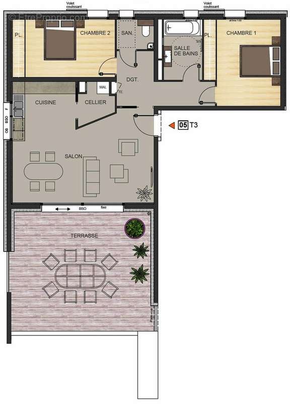 Appartement à ALBERTVILLE