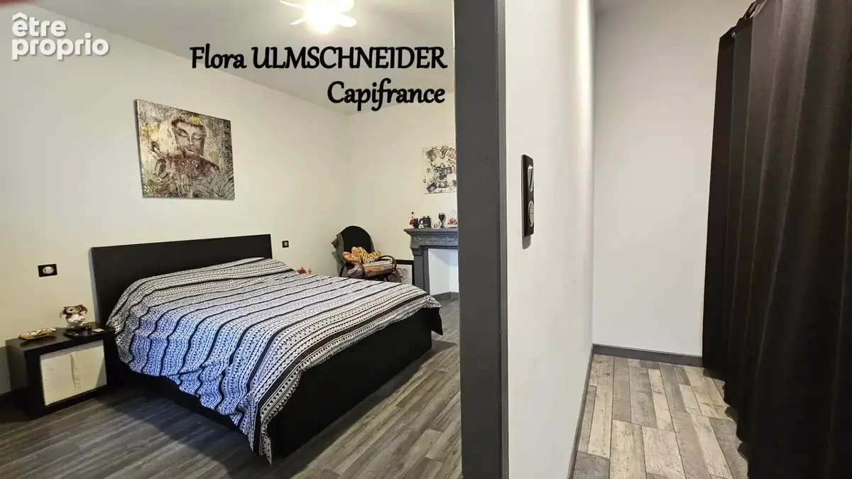 Authenticité et espace : grande maison mitoyenne en pierre avec 5 chambres à vendre à CHINDRIEUX avec garage et terrain proche d - photo 13