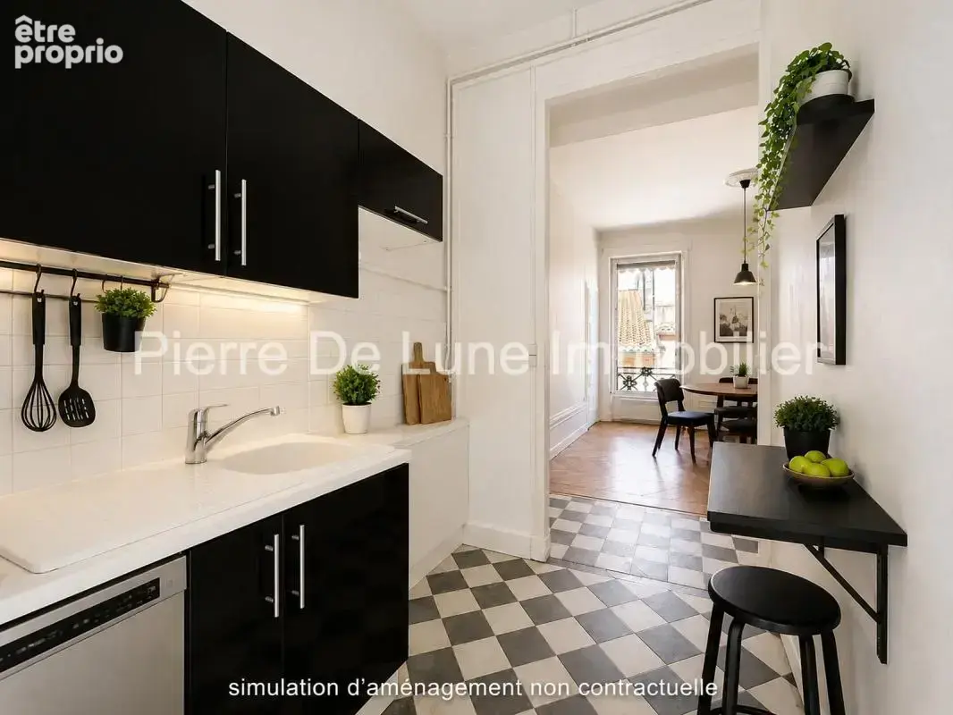 Lyon 1er – Appartement de caractère à réinventer  Charme de l'ancien, dressing, cave & grenier - photo 7