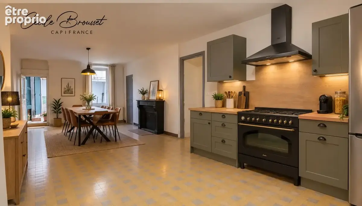 ARLES-SUR-TECH (66150) – Maison de village 5 pièces rénovée avec cour intérieure et possibilité de terrasse - photo 6