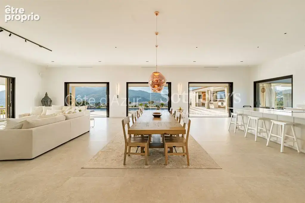 Mougins, villa de prestige avec vue panoramique, piscine, maison d'amis et parc privé - photo 8
