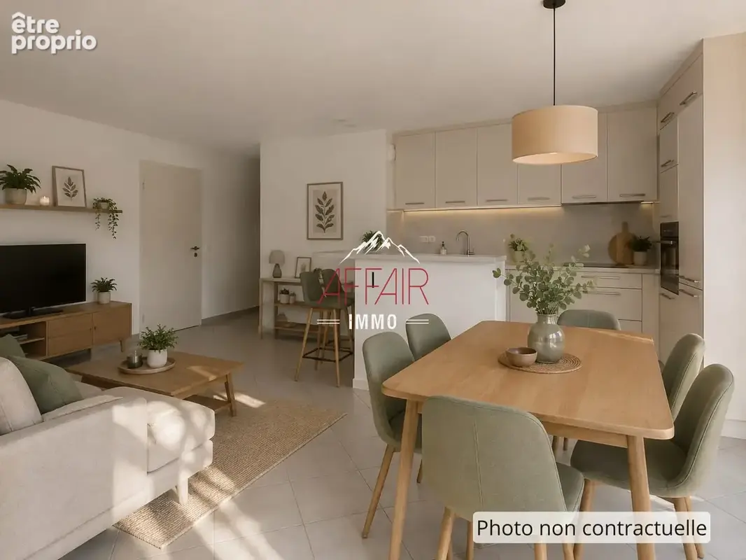 Appartement t3 avec garage, place de parking et cave (74160) feigeres - photo 6