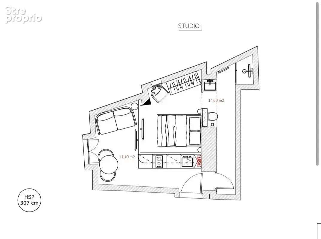 Nice (06300) / route de turin - appartement à renover - usage mixte (commercial et habitation) 27m2 - photo 5