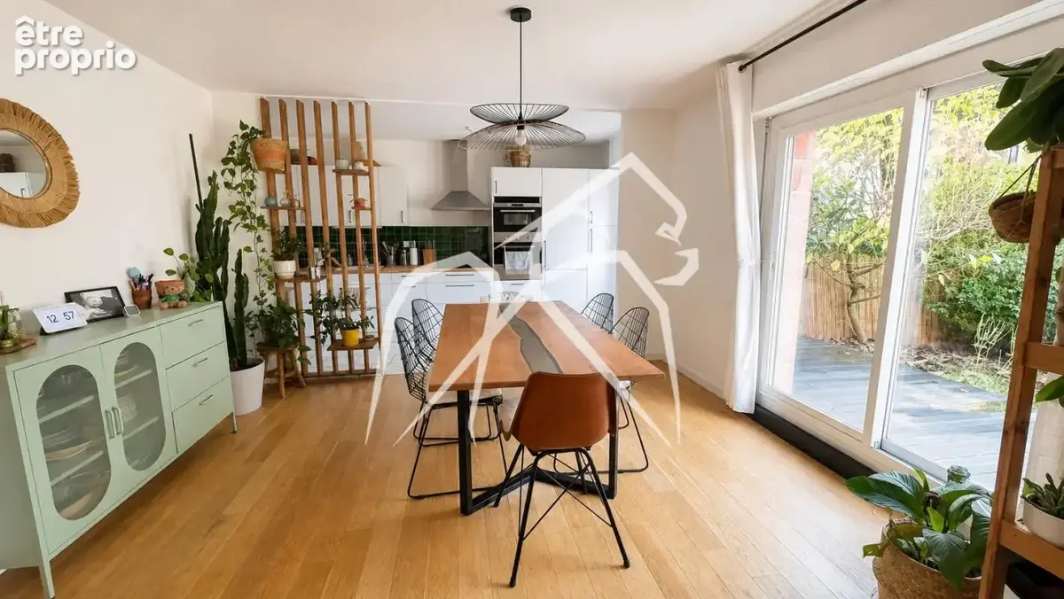 Appartement avec Jardin arboré 5 pièces  Rouen St Marc  90 m²  Garage inclus dans le prix  - photo 3