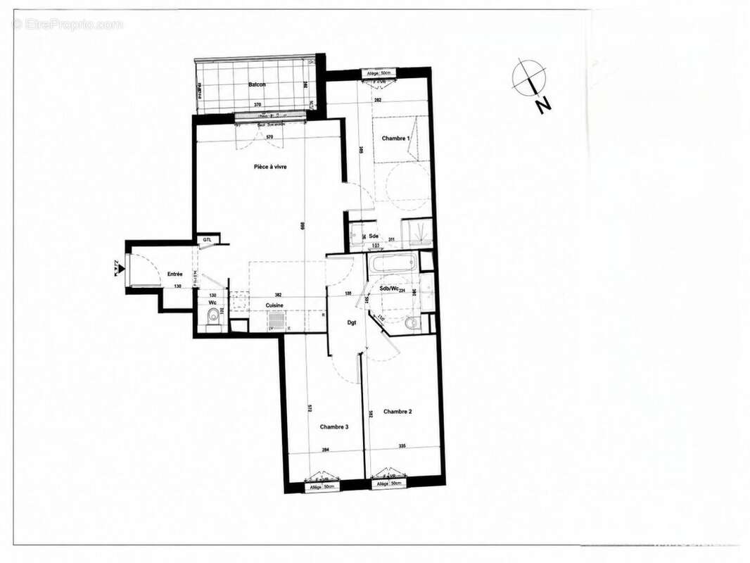 Appartement 79 m² à Roissy-En-Brie  - photo 3