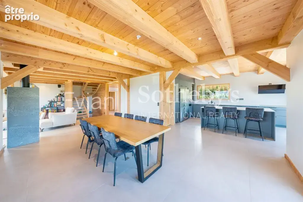 PROCHE VIAN : A PUBLIER Chalet récent avec vue lac - photo 8