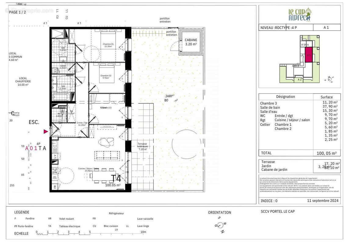 Appartement à LE PORTEL