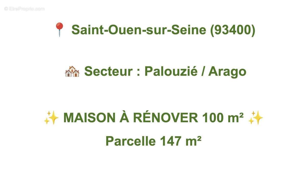 Maison à SAINT-OUEN