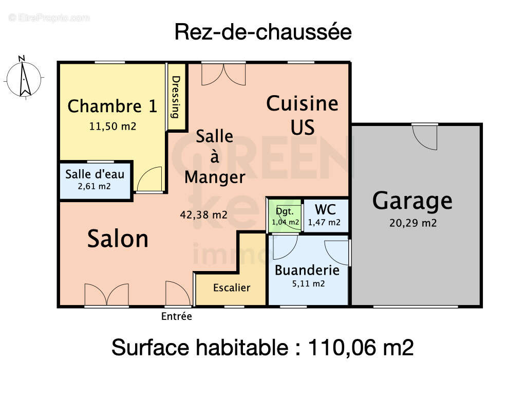LA CHEVROLIÈRE (44118) - Maison 5/6 pièces 110,06 m2 - 303 m2 de terrain - photo 2
