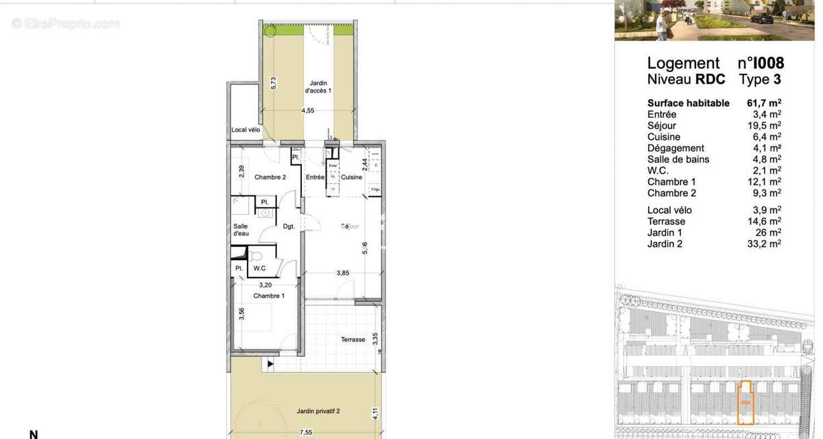 Appartement à AVIGNON