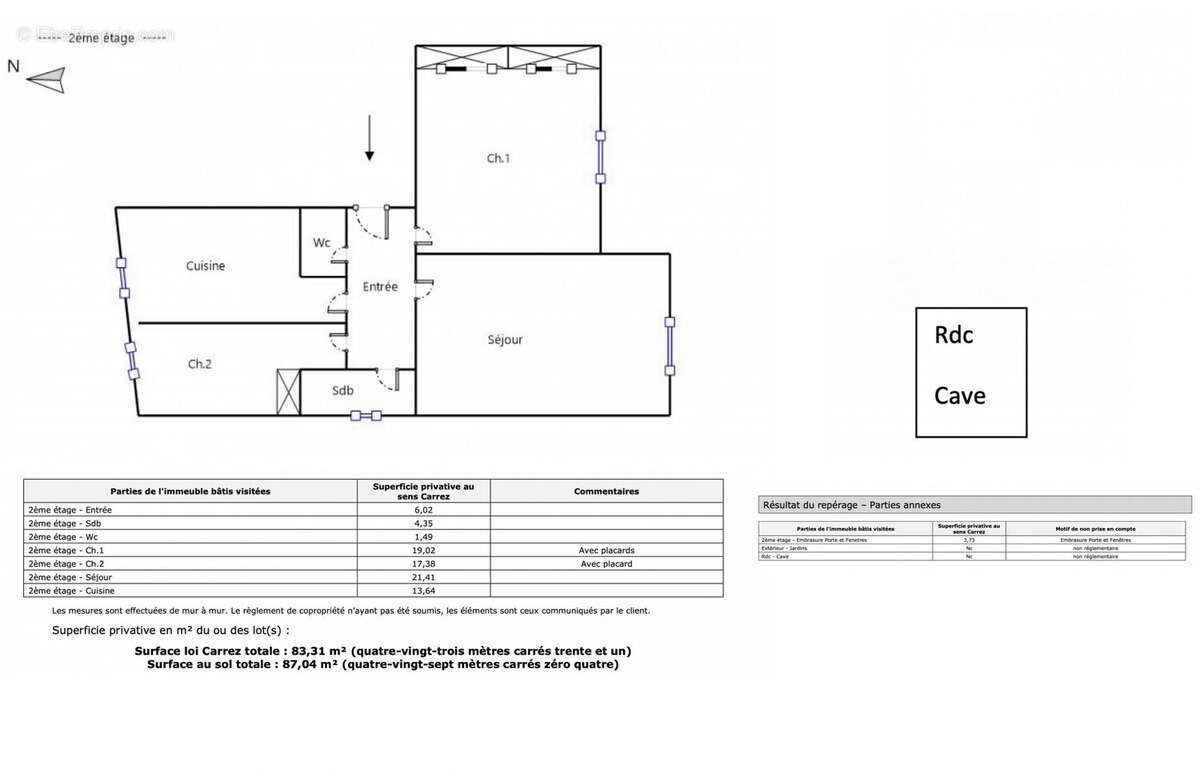Appartement 83 m² à Albigny-Sur-Saone  - photo 9