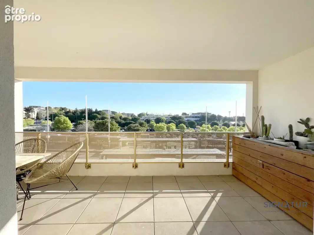 Montpellier - Appartement 3 pièces 62m2 - terrasse & parking - vue dégagée - photo 3