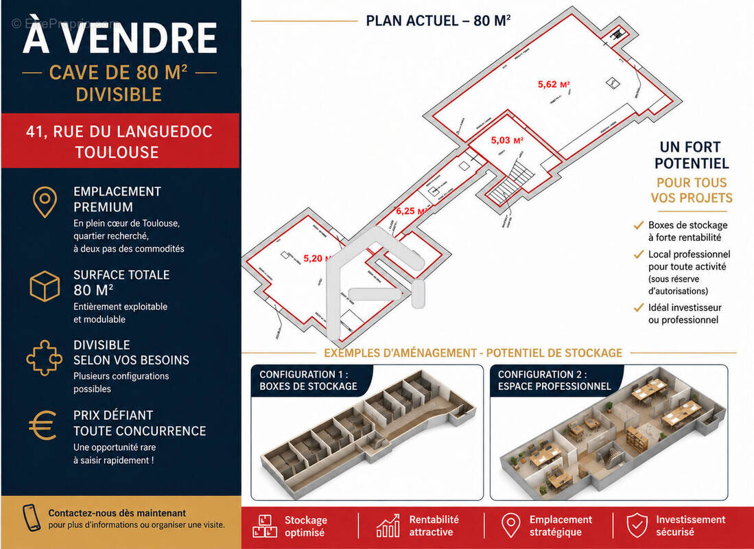 Appartement à TOULOUSE