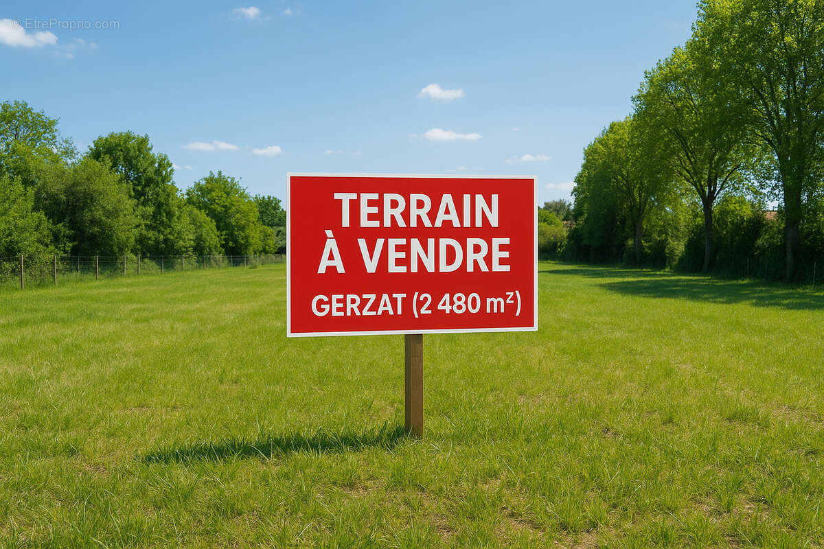 Terrain à GERZAT