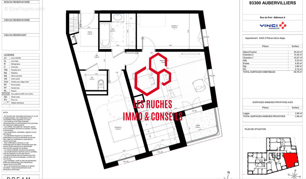 Appartement à AUBERVILLIERS